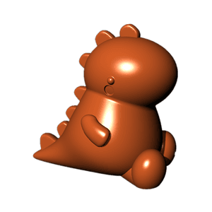Dinosaur chocolate design