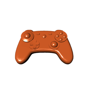 Game controller chocolate design