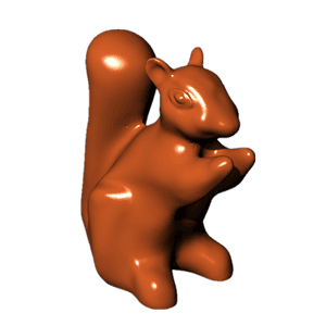 Squirrel 2 chocolate design