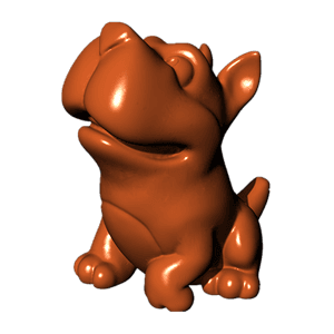 Puppy chocolate design