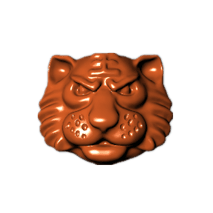Tiger chocolate design