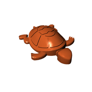 Turtle chocolate design