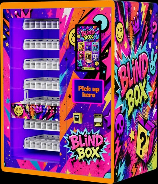 AB vending machine, Blind Box 2 design