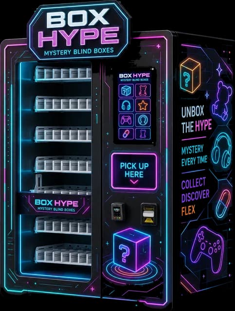 AB vending machine, Blind Box 4 design