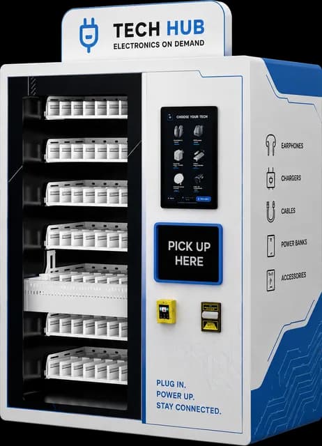 AB vending machine, Electronics 1 design