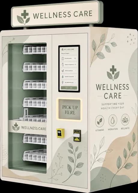 AB vending machine, Pharmacy 1 design