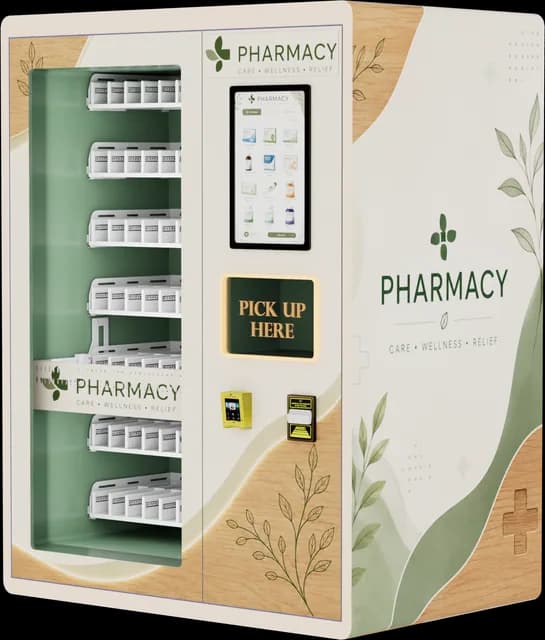 AB vending machine, Pharmacy 2 design