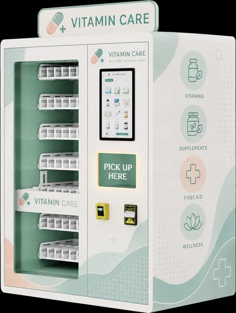 AB vending machine, Pharmacy 3 design