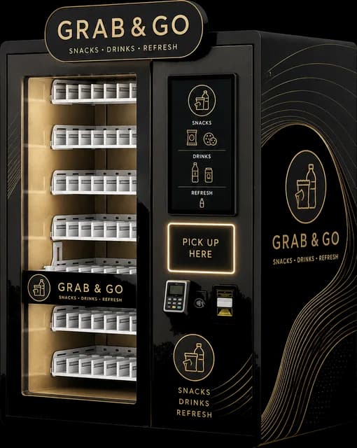 Máquina expendedora modelo AB, diseño snacks 3