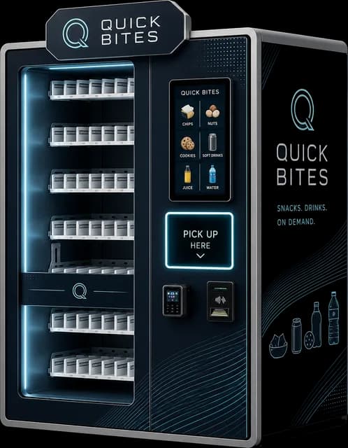 AB vending machine, Snacks Premium 4 design