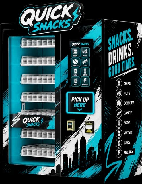 AB vending machine, Urban Snacks 3 design