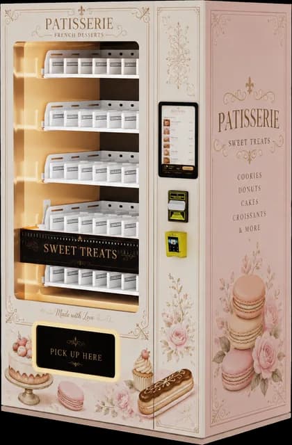 AM vending machine, Bakery 3 design