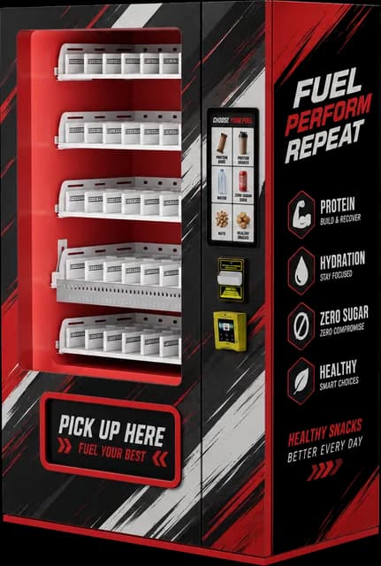 AM vending machine, Healthy & Fitness 1 design