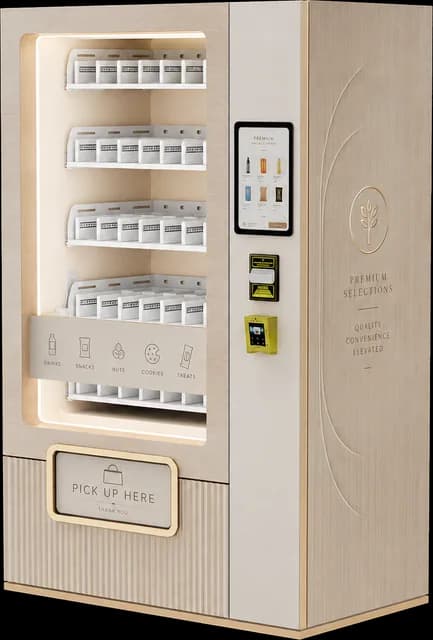 AM vending machine, Office 1 design