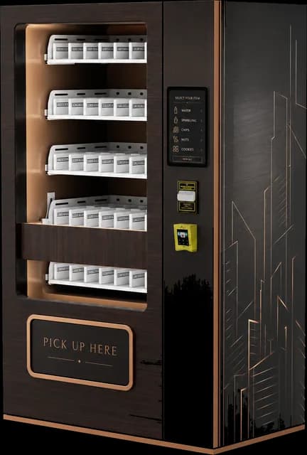 AM vending machine, Office 4 design