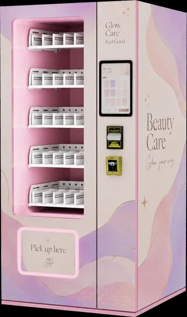 Máquina expendedora modelo AS, diseño belleza 1