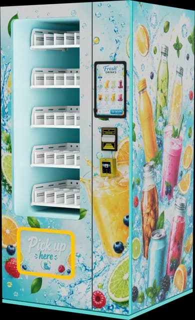 AS vending machine, Beverages 2 design