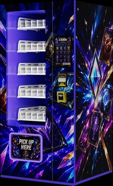 AS vending machine, Collectible Cards 2 design