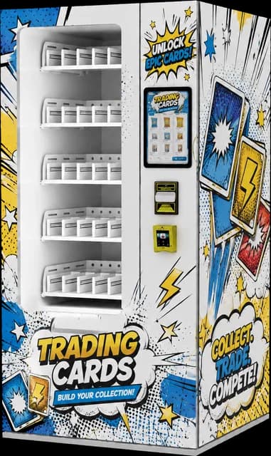 AS vending machine, Collectible Cards 4 design