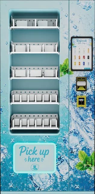 AS vending machine, Beverages design