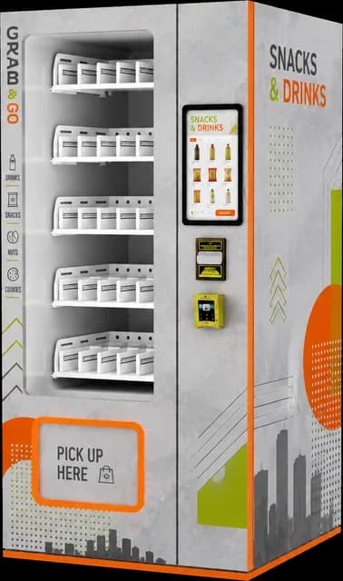 Máquina expendedora modelo AS, diseño snacks 5