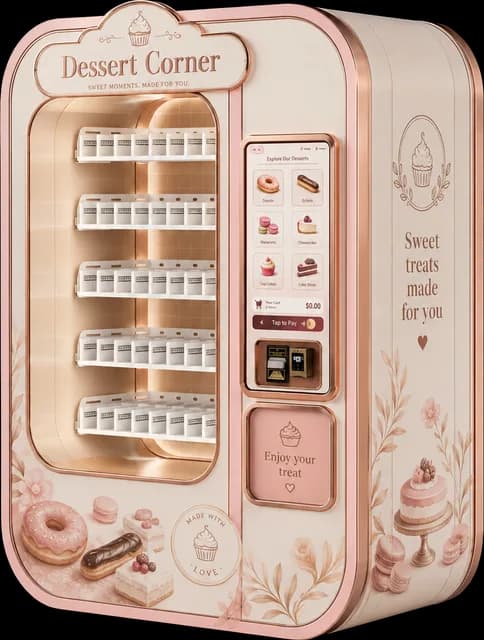 LA vending machine, Bakery 4 design