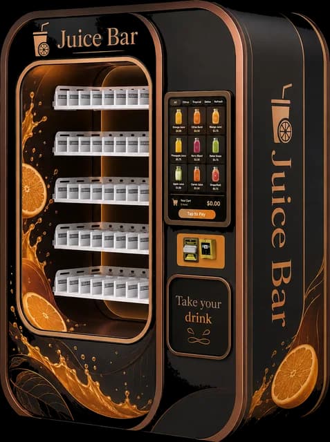 LA vending machine, Drinks 1 design