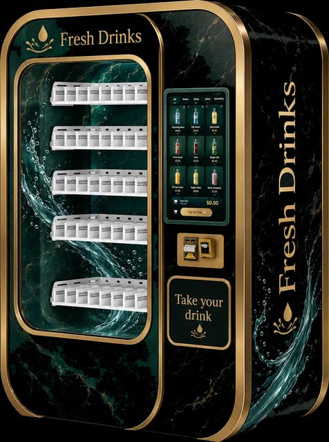 LA vending machine, Drinks 3 design