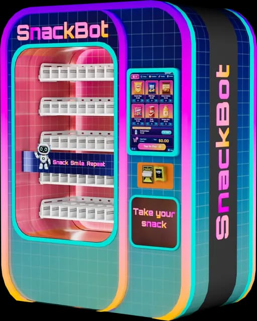 LA vending machine, SnackBot B 2 design