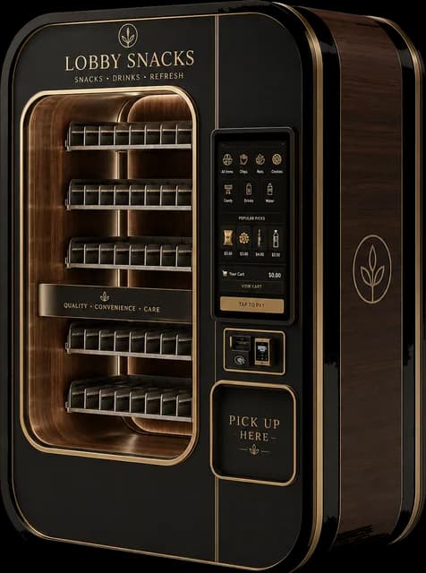 LA vending machine, Snacks Premium Hotel 2 design