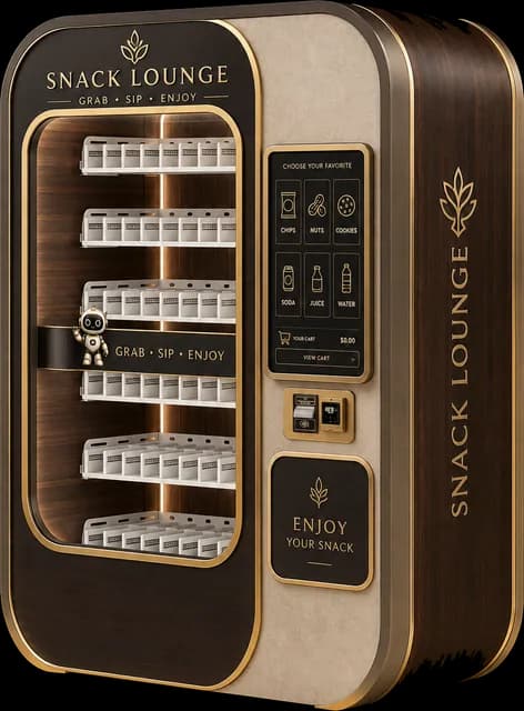 Máquina expendedora modelo LA, diseño hotel 3