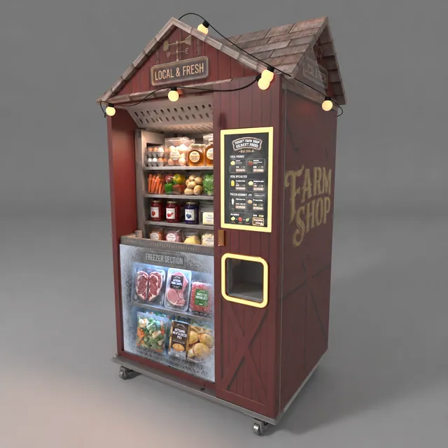 LB vending machine, Farm shop 1 design