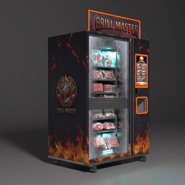 LB vending machine, Grill machine 1 design