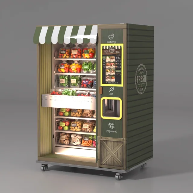 LB vending machine, Market 1 design