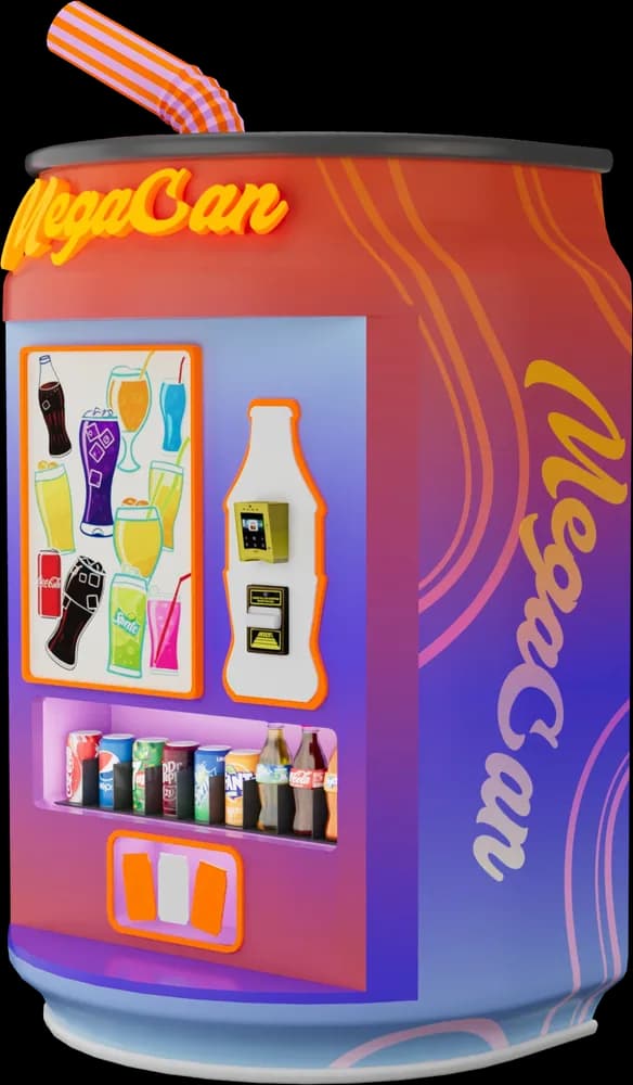 LD Mega Can vending machine