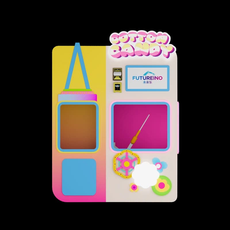 Futureino Cotton Candy Robot, automatic robotic cotton candy machine