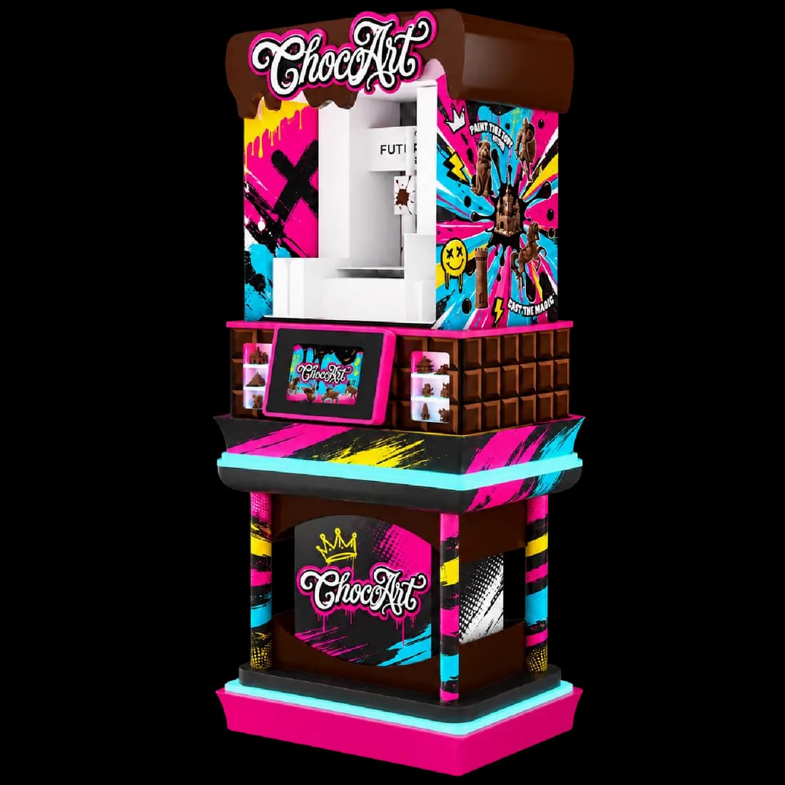 ChocoArt Printer in the Street Pop design