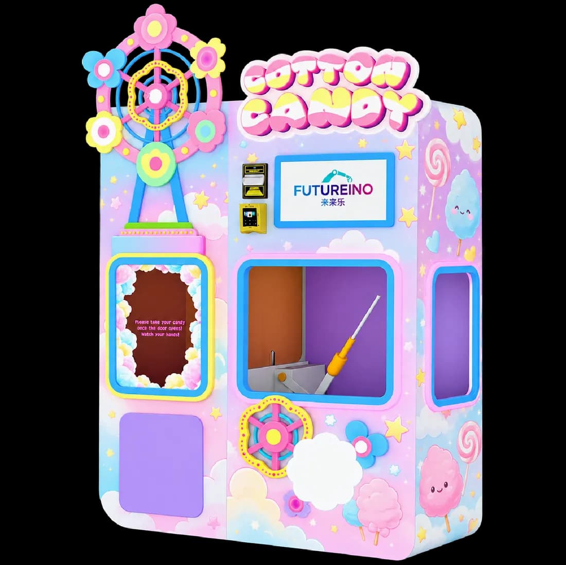 Cotton Candy Robot in the Pastel Dream design